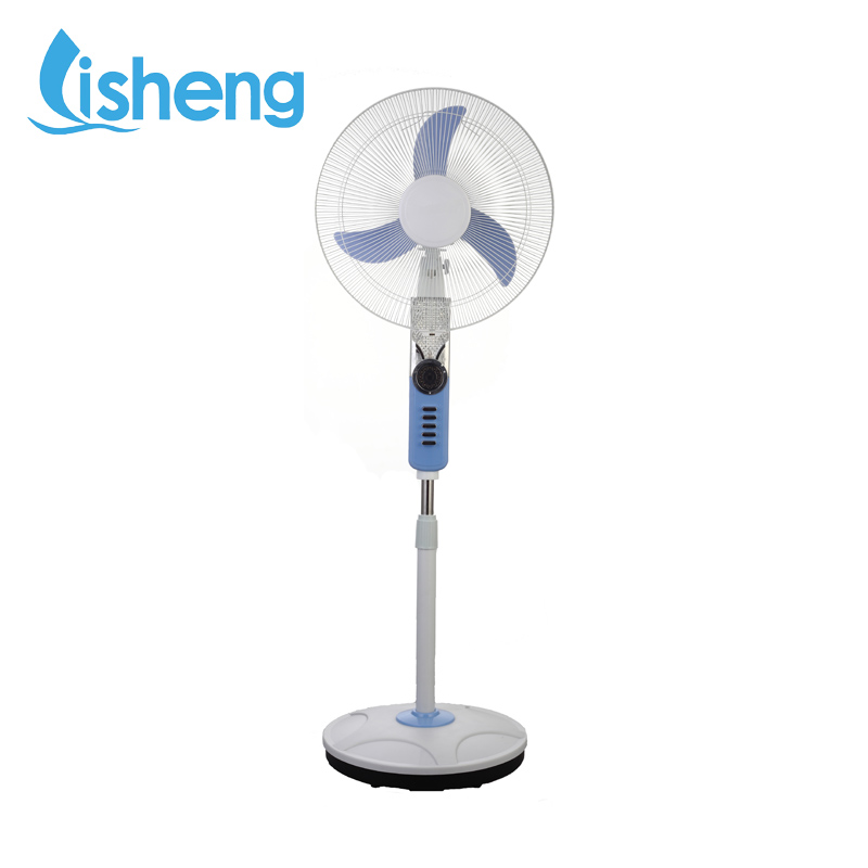 Three Adjust Speed Rechargeable Solar Fan With Solar Panel