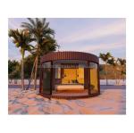 Outdoor Sudan Modern Design Flat Pack Container House with 3 Rooms 1 Toilet 1