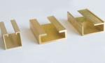 Anodizing Surface C3604 Brass Extrusion Profiles For Furniture