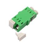 Fiber Optic FTTH LC APC Adapter Duplex Green SC Foot Type Adaptor