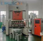 Silver Aluminum Foil Plate Making Machine With High Precised Steel