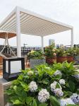 Aluminium Motorized Rainproof Pergolas Louver Roofing Patio Cover