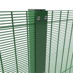 3mm Galvanized Clear View Steel Fencing Anti Climb Prison Security Fence