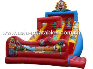 Quality Inflatable Joker Slide For Children Birthday Party Rental Games wholesale