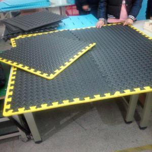 Quality 24x24inch 11mm Interlocking Garage Floor Mats Diamond Design wholesale