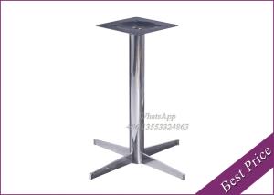 Quality Modern Restaurant Marble Table Base Chrome Material (YT-146) wholesale