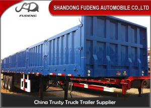 Quality CE / ISO 3 Axles 50 Tons Side Wall Semi Trailer Carry Cement Bags Goods wholesale