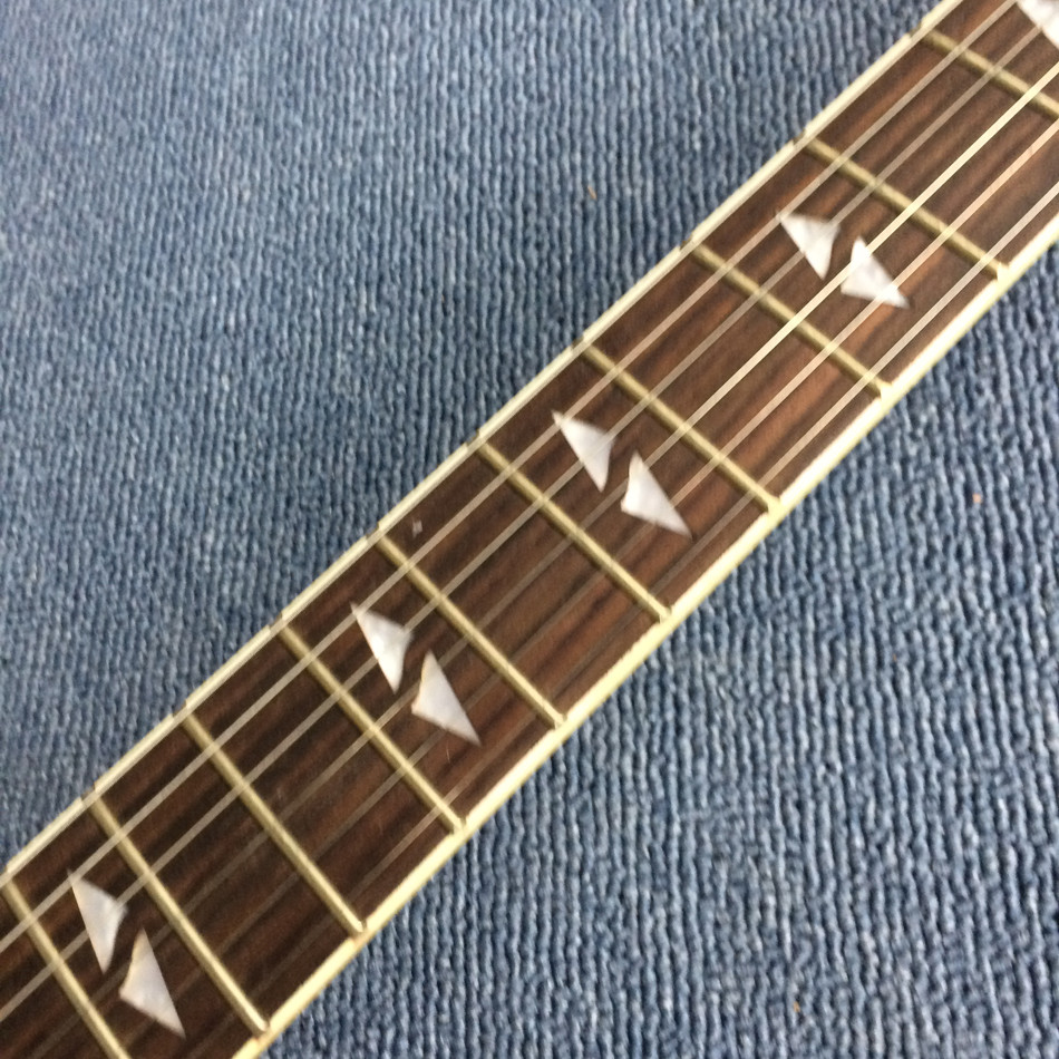 Hollow body jazz electric guitar, rosewood fingerboard mahogany body neck