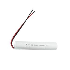 Quality Customized Nickel Rechargeable Battery 3.6v 2500mah Battery wholesale