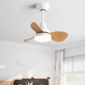Quality Solid Wood Ceiling Fan 22 inch Silent Fan Pendant Light Variable Frequency wholesale