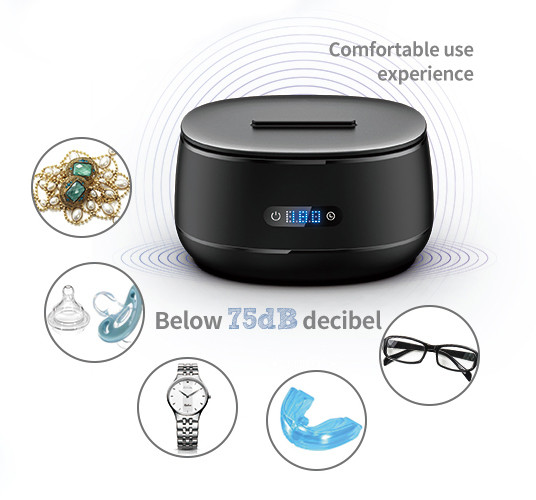 35W SUS Digital Ultrasonic Cleaner 600ml FCC For Jewelry Watch