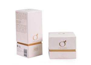 Quality Custom Design And Gold Hot Stamping Logo Cosmetic Gift Packaging Boxes wholesale