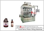 Steak Sauce Bottle Automatic Liquid Filling Machine 8 Heads 130bpm