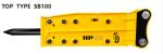 Komatsu Digger Hydraulic Rock Breaker Attachment Alloy Steel 10-15 Ton100