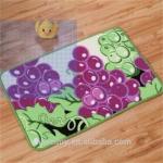 Fresh fruit design loop pile nylon door mat