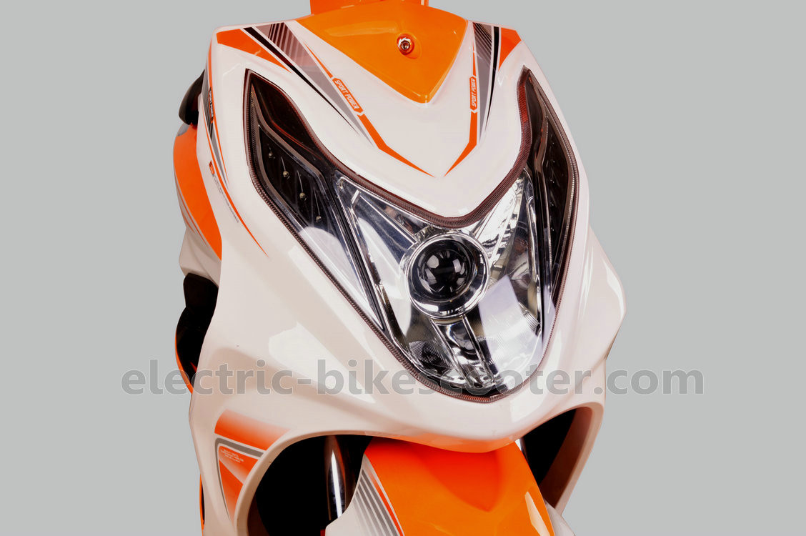 48V 600W Electric Bike Scooter , 45km/h Pedal Assisted Electric Scooter 90km