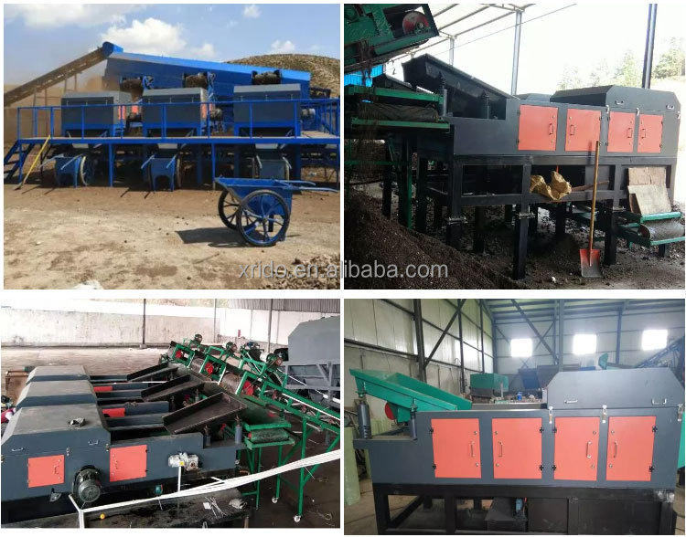 900-1100kg/Day Non Ferrous Metal Separator Sorting Eddy Current Separator Aluminium