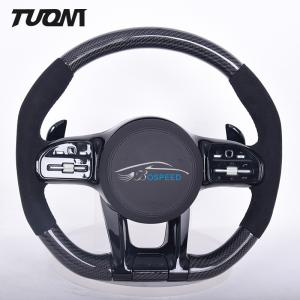 Quality Real Mercedes Benz Carbon Fiber Steering Wheel AMG 350mm wholesale