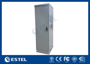 Quality 2.5mm Aluminum Outdoor Telecom Cabinet 43U Equipment Enclosures With LED wholesale