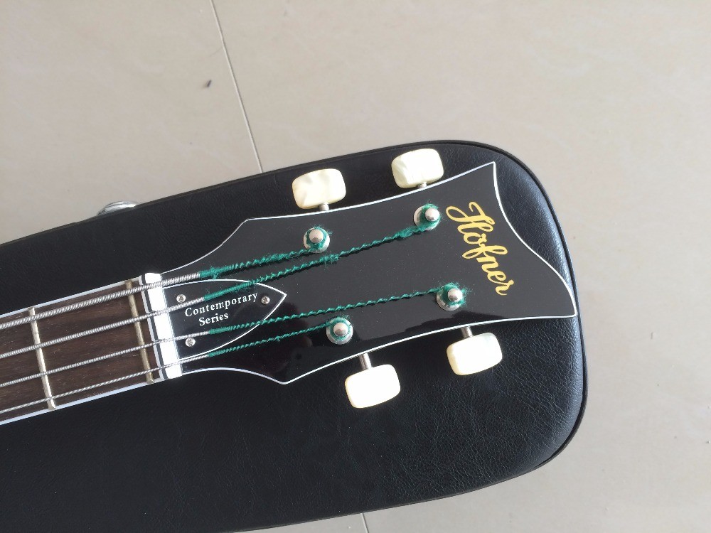 Hofner custom guitar 4 string electric bass guitar hofner bb2 with Germany pickups Color