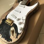 New style high quality custom relic ST electric guitar, Rosewood fingerboard