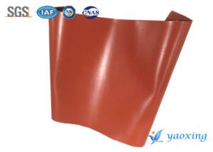 Quality 1.5mm Red Single Side Silicone Coated Fiberglass Fabric wholesale