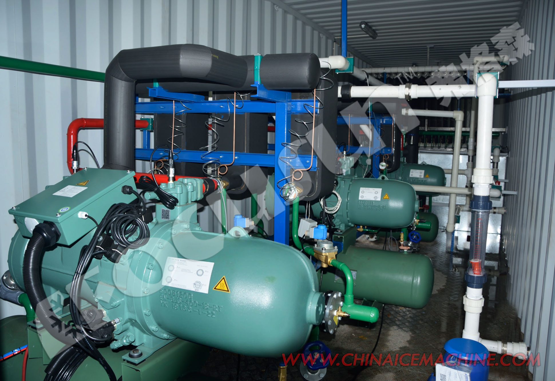Condition PLC Controlled Water Chiller with Accurate Temperature Control and COP 3.5KW