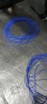 1*2 mm Industrial silicone tube blue