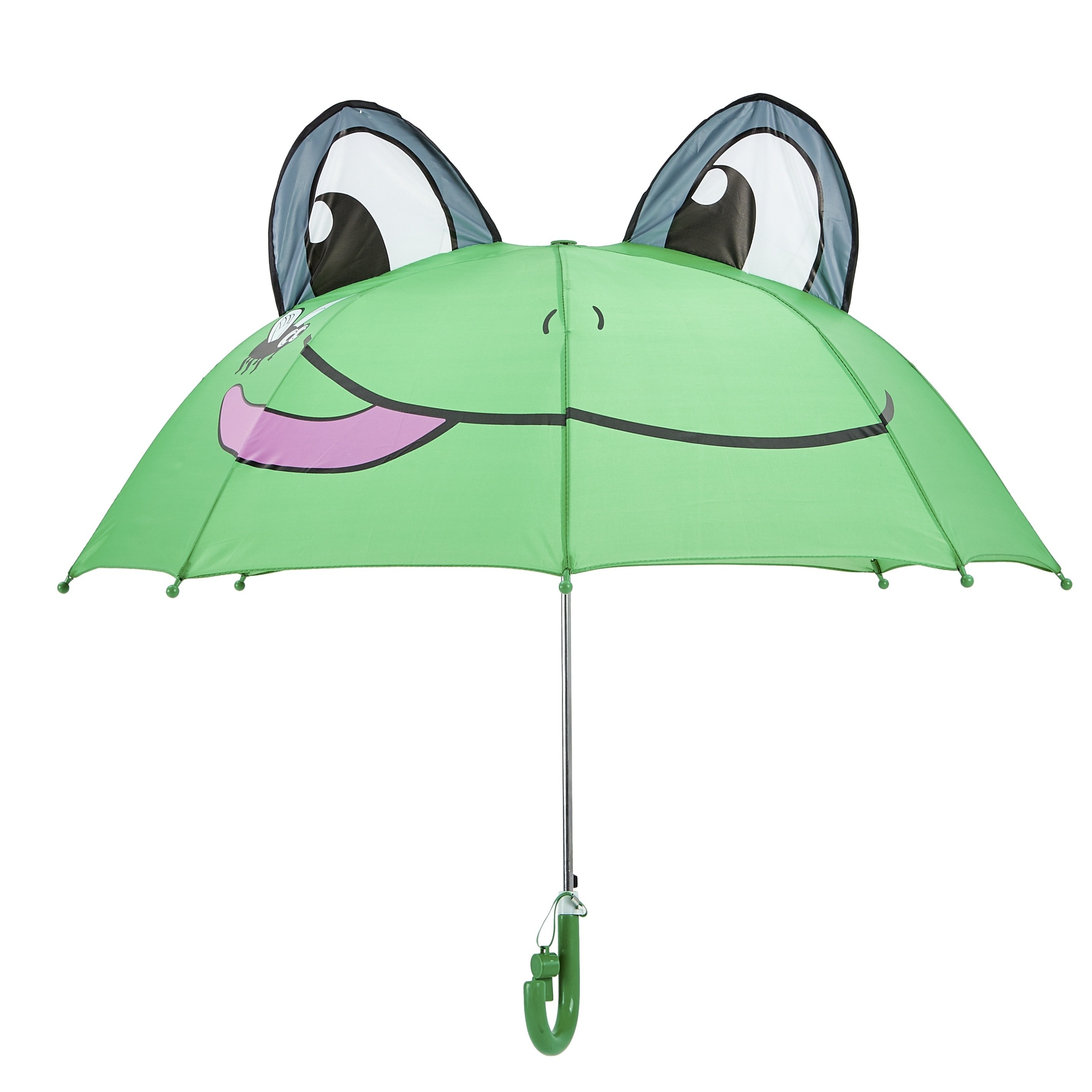 18 Inches Compact Animals Kids Umbrella With Customized Print Easy To Carry