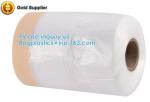 PE protect cover self adhesive mask film taped on one side Plastic cover sheet