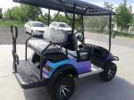 Blue Purple Color 4 Seater Golf Cart New Design Motor Depot AC Motor 3.5kw
