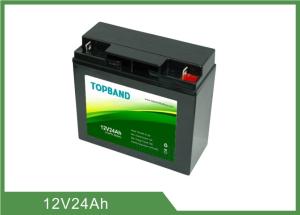 Quality Lithium Iron Phosphate Medical Equipment Batteries 12V 24Ah ABS Case wholesale