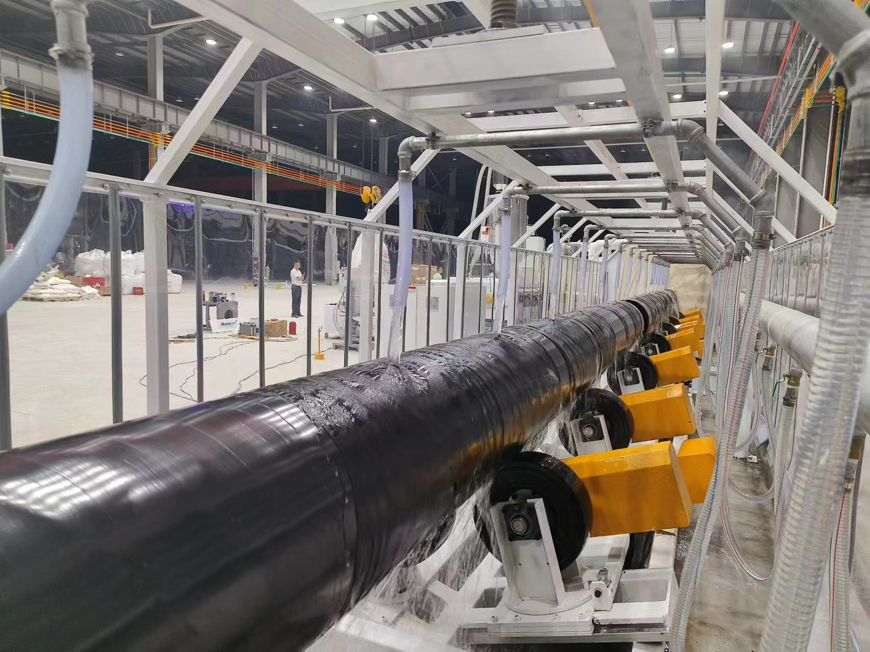 Steel Bend Pipe 3lpe 2PE Fbe Coating Machinery Bend Pipe Coating Machine