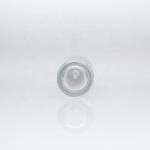 Round 35ml Liquid Foundation Bottles Clear Glass Pump Bottles