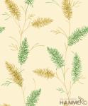Natural Green Plants Pattern Suede Wallpaper Fashion Wallcovering Distributors
