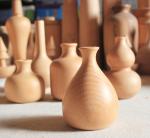 Wooden Craft Decor Statue Cute Handmade Wooden Figurines Carving Wooden