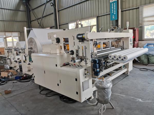 High-Efficiency Automatic Toilet Paper Roll Rewinding Machine at Competitive