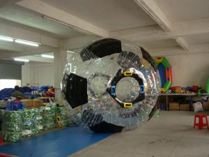 Quality Football Shaped Inflatable Zorb Ball 3m for Adults wholesale