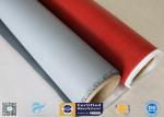 260℃ Heat Insulation 3732 0.45mm Red Color Silicone Coated Fiberglass Fabric