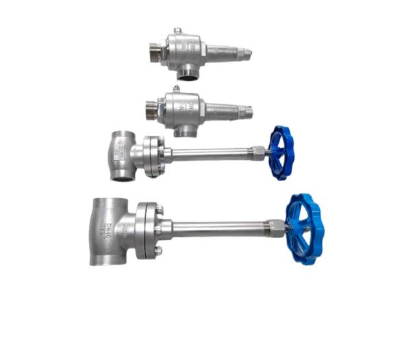 Long Stem Cryogenic Globe Valve Hard Seal Low Temperature Safety Valve For LNG