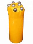 Spherical Button Rock Core Drill Bits Short Skirt For Hard Ground Abrasive