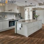 Durable Traditional Outdoor Kitchen Island with Marble Top and Pendant Light