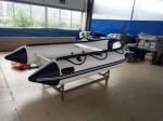 Aluminum RIB Boat Foldable Inflatable Boat Without Deck light weight