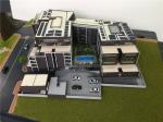3D Modern House Model , Miniature Architectural Models With Led Light