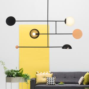 Quality Designer Wrought iron chandelier E14 Light Rotatable minimalist chandelier Dining room Art Chandelier(WH-MI-264) wholesale