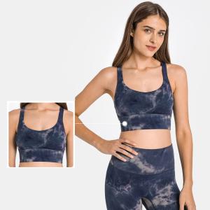Quality Sexy Thin Strap Yoga Sports Bras Women Running Tops Built In Removable Pads wholesale