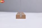 Acrylic Table Top Sign Holder Frame Menu Holder With Wooden Base