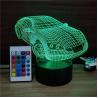 Buy cheap Super Car Designs Acrylic 3D LED Night Light for Gift rechargeable and remote from wholesalers