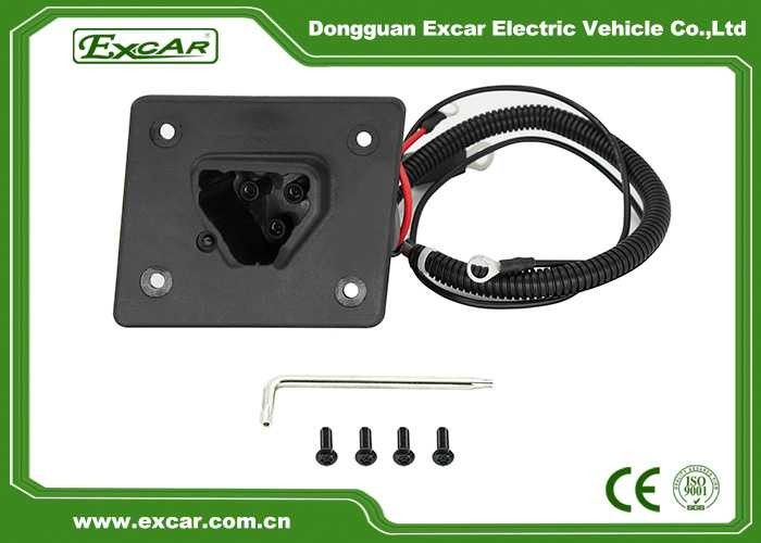 Golf Cart Parts 48V Charger Receptacle for EZGO RXV 48v Charging Socket with Cables 602529