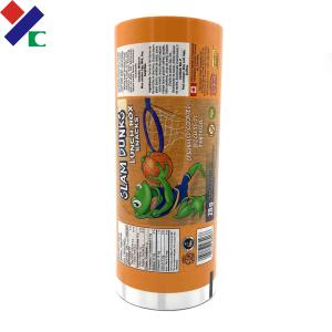 Quality Plastic Food Packaging Film Roll 30 Microns Leak Proof 10 Colors wholesale